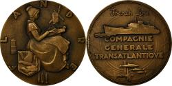 World Coins - France, Medal, Compagnie Générale Transatlantique, Flandre, Renard,
