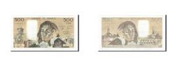 World Coins - Banknote, France, 500 Francs, 500 F 1968-1993 ''Pascal'', 1989, 1989-02-02