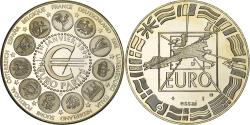 World Coins - France, Medal, 1er Janvier 1999, Euro Parité, EUROPA, Copper-nickel,