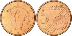 World Coins - Cyprus, 5 Euro Cent, 2009, Copper Plated Steel, , KM:80