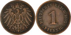 World Coins - Coin, GERMANY - EMPIRE, Wilhelm II, Pfennig, 1895, Stuttgart, , Copper