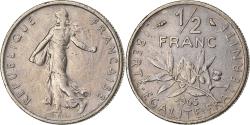 World Coins - France, 1/2 Franc, Semeuse, 1965, Paris, Nickel, , Gadoury:429