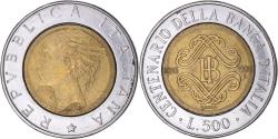 World Coins - Coin, Italy, 500 Lire, 1993, Rome, , Bi-Metallic, KM:160