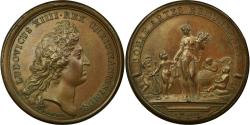 World Coins - France, Medal, Louis XIV, Gratifications accordées aux Gens de Lettres, 1666