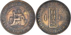 World Coins - Coin, FRENCH INDO-CHINA, Cent, 1889, Paris, , Bronze, KM:1