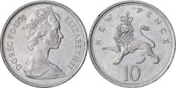 World Coins - Great Britain, Elizabeth II, 10 New Pence, 1976, Copper-nickel,