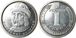 World Coins - Coin, Ukraine, Hryvnia, 2018, Kyiv, MS(63), Nickel plated steel