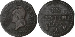 World Coins - France, Centime, Dupré, AN 7, Paris, Copper, , Gadoury:76