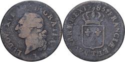 World Coins - France, Louis XVI, 1 Sol, 1785, Nantes, Copper, , Gadoury:350