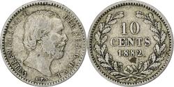 World Coins - Netherlands, William III, 10 Cents, 1882, Silver, , KM:80