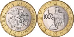 World Coins - Coin, San Marino, 1000 Lire, 1997, Rome, , Bi-Metallic, KM:368
