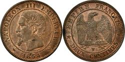 World Coins - Coin, France, Napoleon III, Napoléon III, 2 Centimes, 1854, Lille,