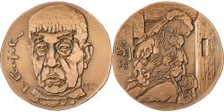 World Coins - France, Medal, Léonard Tsuguharu Foujita, 1968, MDP, Bronze, Revol,