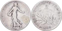 World Coins - France, 2 Francs, Semeuse, 1899, Paris, Silver, , KM:845.1