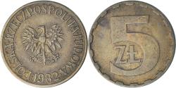 World Coins - Coin, Poland, 5 Zlotych, 1982