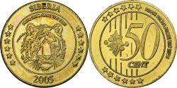 World Coins - Russia, Siberia, 50 Euro Cent, Fantasy euro patterns, Essai-Trial, Proof, 2005