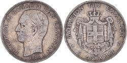 World Coins - Coin, Greece, George I, 5 Drachmai, 1876, Paris, , Silver, KM:46