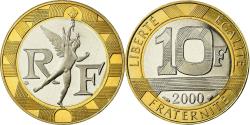 World Coins - Coin, France, Génie, 10 Francs, 2000, Paris, BE, , Aluminum-Bronze