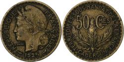 World Coins - Cameroon, 50 Centimes, 1925, Paris, Aluminum-Bronze, , KM:1