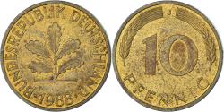 World Coins - Coin, Germany, 10 Pfennig, 1988