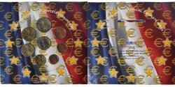 World Coins - France, Coffret 1c. à 2€, 2003, Monnaie de Paris, BU,