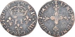 World Coins - Coin, France, Henri III, Double Sol Parisis, 1585, Amiens, Faux d'Epoque
