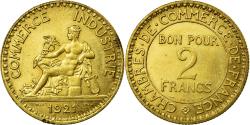 World Coins - Coin, France, Chambre de commerce, 2 Francs, 1921, Paris,