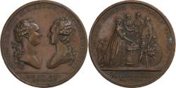World Coins - France, Medal, The Dauphin's wedding, 1770, Copper, Duvivier,