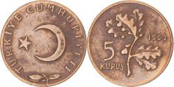 World Coins - Coin, Turkey, 5 Kurus, 1963