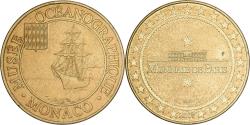 World Coins - France, Token, Monaco -  Musée Océanographique, 2007, Copper-nickel Aluminium