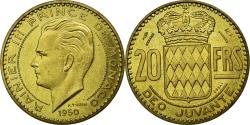 World Coins - Coin, Monaco, 20 Francs, 1950, , Aluminium-Bronze, Gadoury:140