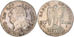 World Coins - Coin, France, Louis XVI, 30 sols françois, 30 Sols, 1792, Limoges,