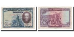 World Coins - Banknote, Spain, 25 Pesetas, 1928, 1928-08-15, KM:74b, EF(40-45)