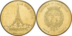 World Coins - France, Token, Paris - La Tour Eiffel, Copper-nickel Aluminium,
