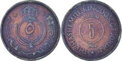 World Coins - Coin, Jordan, 5 Fils, 1/2 Qirsh, 1964