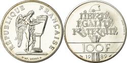 World Coins - Coin, France, Droits de l'Homme, 100 Francs, 1989, , Silver, KM:970