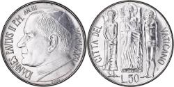 World Coins - Coin, VATICAN CITY, John Paul II, 50 Lire, 1981, Roma, FDC, , Stainless