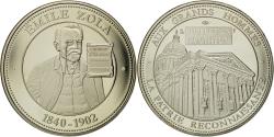 World Coins - France, Medal, Collection Panthéon, Émile Zola, , Copper-nickel