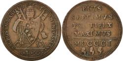 World Coins - Coin, ITALIAN STATES, PAPAL STATES, Pius VII, Baiocco, 1801, , Copper