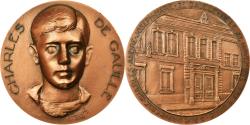 World Coins - France, Medal, Naissance de Charles de Gaulle, History, , Copper