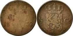World Coins - Coin, Netherlands, William I, 1/2 Cent, 1832, , Copper, KM:51