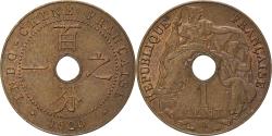 World Coins - French Indochina, 1 Centième, 1920, San Francisco, Bronze,