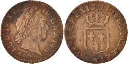 World Coins - Coin, France, Louis XV, Demi sol à la vieille tête, 1/2 Sol, 1771, Lille