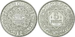 World Coins - Coin, Morocco, 5 Francs, 1951, Paris, , Aluminum, Lecompte:246