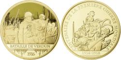 World Coins - France, Medal, Centenaire Première Guerre Mondiale, Bataille de Verdun, Copper