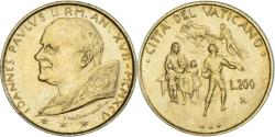 World Coins - Coin, VATICAN CITY, John Paul II, 200 Lire, 1995, Roma,