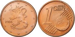 World Coins - Finland, 1 Centime, 2006, Vantaa, Copper Plated Steel,