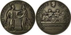 World Coins - France, Medal, La Banque de France, La Sagesse fixe la Fortune, 1950, Dumarest