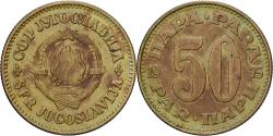 World Coins - Yugoslavia, 50 Para, 1975, Belgrade, laiton, , KM:46