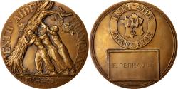 World Coins - France, Medal, Entr'aide Française, Politics, Society, War, , Bronze